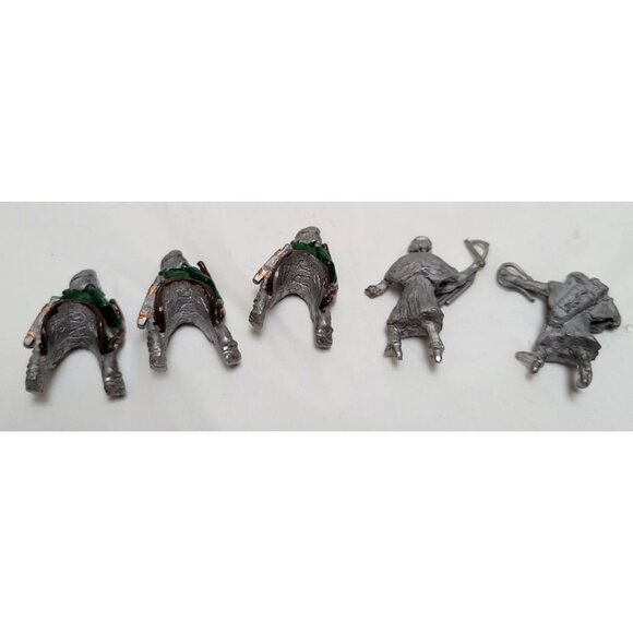 Vintage Lot of 18 Metal Late Byzantine Pecheneg Irregular Cavalry 1" Mini Figs - Picture 7 of 7